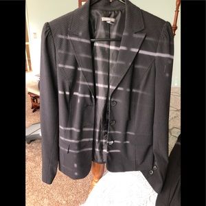 Ladies Pinstriped Pantsuit Two Piece